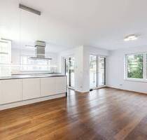 AIGNER - Stilvolle 4-Zimmer-Wohnung mit West-Loggia und Blick ins Grüne - München Untergiesing-Harlaching
