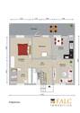 Grundriss EG - Wohnbereich 1 - 