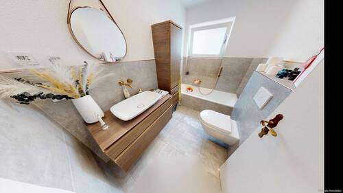 Badezimmer Erdgeschoss - Einfamilienhaus mit 125,00 m&sup2; in Püttlingen / Köllerbach zum Kaufen
