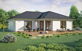 Ansicht_Bungalow_SH115WB_XXL_Var.B - Alles auf einer Ebene - mit ScanHaus zum Bungalow in Döbeln.