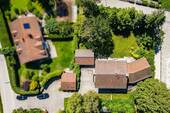 Grundstück von oben - 5 Zimmer Doppelhaushälfte in Berg