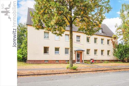 001 - Eingangsansicht - Bielefeld-Brackwede: Gemütliche und gut aufgeteilte 3 Zimmer-Wohnung im Obergeschoss