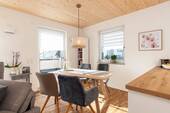 Modellbild Wohnbereich - Helle Gartenwohnung mit 3 Zimmern, Terrasse und Homeoffice Bereich - Wohnung 3