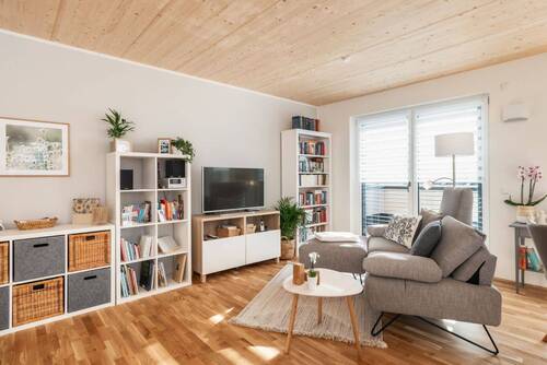 Modellbild Wohnzimmer - 3 Zimmer Terrassenwohnung zur Miete in Pentling