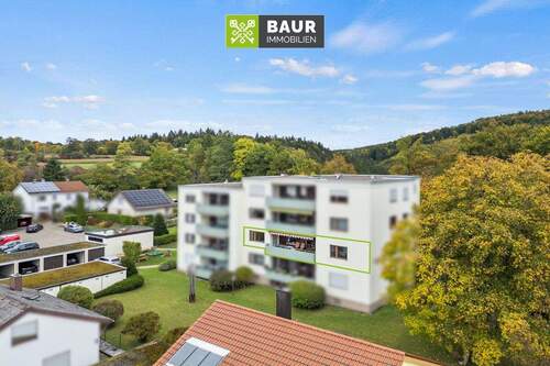 Luftaufnahme - Etagenwohnung mit 113,00 m² in Gammertingen zum Kaufen