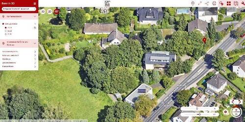 3D Luftbildaufnahme mit Genehmigung Bundesstadt Bonn - 