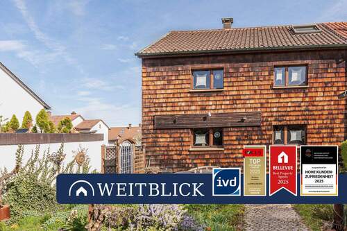 Titelbild - WEITBLICK: Doppelhaushälfte mit mediterranem Flair!