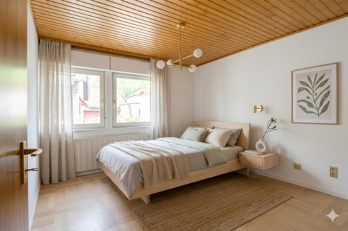 Zimmer 2 - virtually staged - 