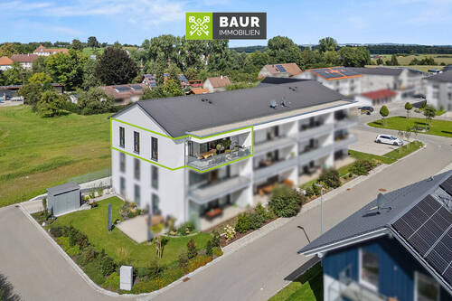 Luftbild - Etagenwohnung mit 104,00 m² in Ebenweiler zum Kaufen