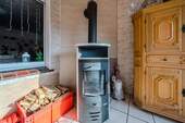 Kamin im Wintergarten - 