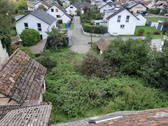 Der Bauplatz von oben gesehen - Ruhiges, ebenes Baugrundstück Eutingen zentral, Einzel- oder Doppelhaus möglich