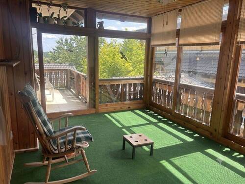 Verglaste Pergola mit anschließendem Balkon - 