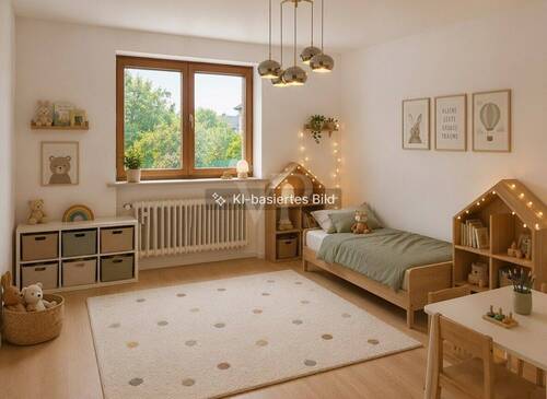 Gestaltungsbeispiel Zimmer EG - KI generiert - 