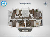 Dachgeschoss Grundriss - 