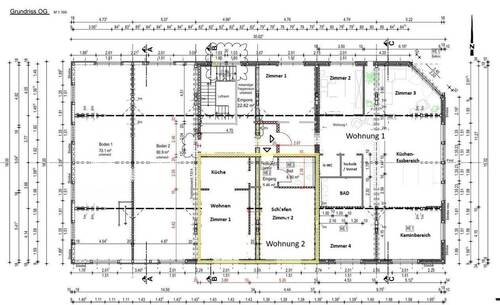 OG mit W1, W2, Ausbaureserve - 