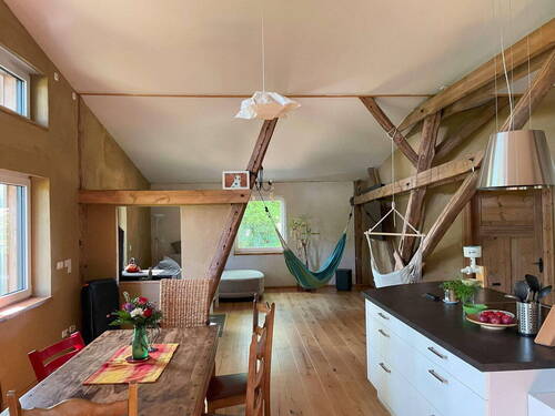 W1 Essbereich, Kaminecke - 