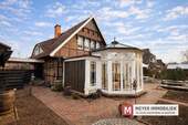 Objektansicht hinten - 5 Zimmer Einfamilienhaus zum Kaufen in Rastede