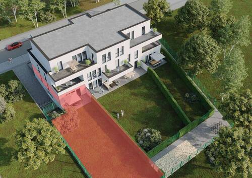 Südansicht EG rechts mit Gartenanteil - Etagenwohnung mit 135,00 m&sup2; in Dortmund zum Kaufen