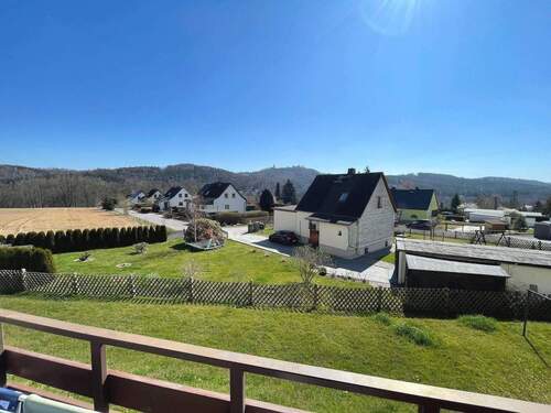 Blick vom Balkon - 4 Zimmer Etagenwohnung zur Miete in Augustusburg