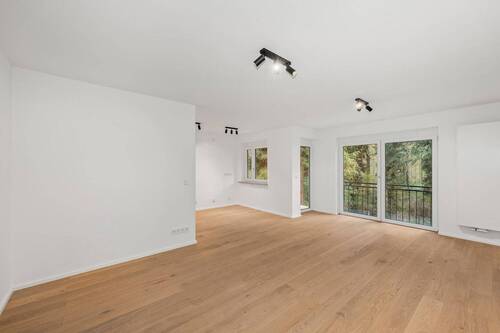 Wohnzimmer/Küche - 4 Zimmer Etagenwohnung in Nürnberg