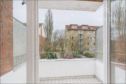 Balkon - 2 Zimmer Etagenwohnung in Hamburg