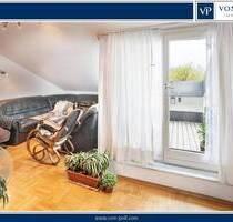 Renovierungsbedürftige Dachgeschosswohnung mit kleiner Terrasse in gefragter Lage von Ismaning