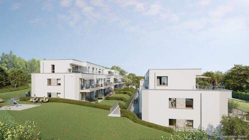 Haus1-4 Giebelansicht_EDIT - 3 Zimmer Etagenwohnung zum Kaufen in Essen / Burgaltendorf