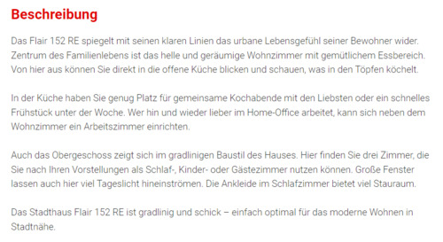 Beschreibung Flair 152 - 