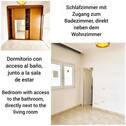 Schlafzimmer neben Wohnz. - 