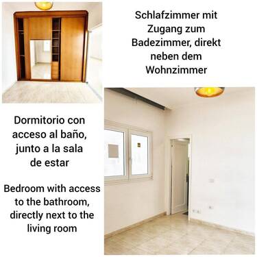 Schlafzimmer neben Wohnz. - 