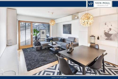 Titelbild - Stilvolle 2-Zimmer-Wohnung mit Balkon in Ismaning