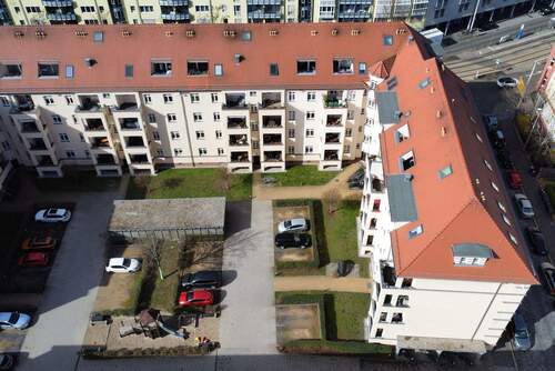 Hofansicht - Etagenwohnung mit 60,10 m&sup2; in Leipzig zum Kaufen