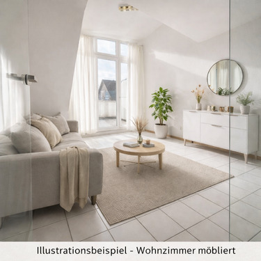 Wohnzimmer_Illustration.jpeg - 2 Zimmer Terrassenwohnung zum Kaufen in Dortmund