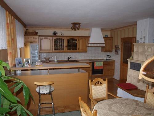 1. OG Küche mit Kamin - 