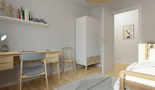 Visualisierung des Zimmers der Eigentumswohnung - 3 Zimmer Etagenwohnung zum Kaufen in Göhren