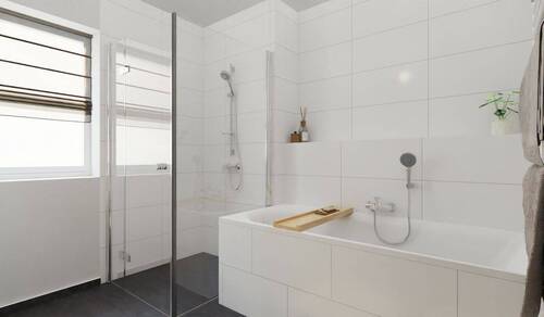 Visualisierung des Badezimmers der Eigentumswohnun - 