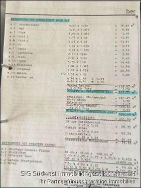 Flächenberechnung - 