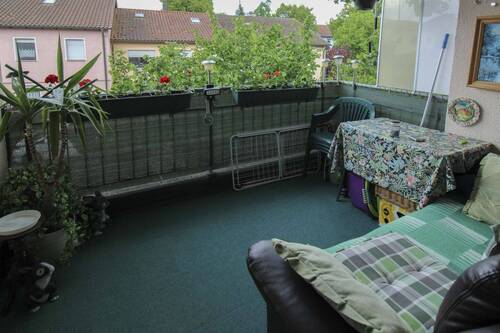 Balkon - 2 Zimmer Etagenwohnung in Neckarsulm