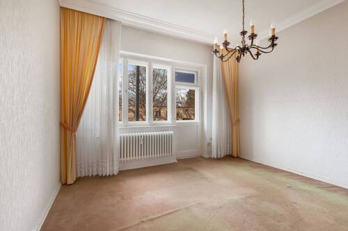 Wohnzimmer - 2 Zimmer Etagenwohnung zum Kaufen in Berlin