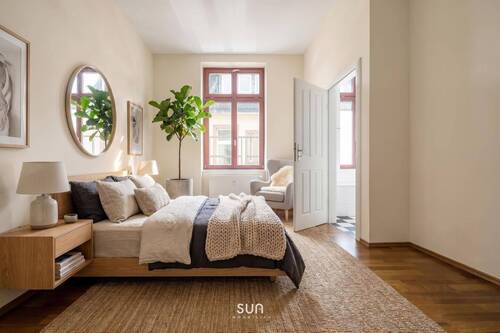 SCHLAFZIMMER (Beispieleinrichtung) - 2 Zimmer Etagenwohnung in Frankfurt am Main