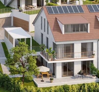 Ansicht Haus E - Vollendete Idylle am Ammersee - 1.490.000,00 EUR Kaufpreis, ca.  182,00 m² Wohnfläche