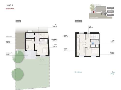 Übersichtsseite Studio, Schlafen - 