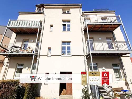 Hausanischt hinten - Sonnige Terrassenwohnung 