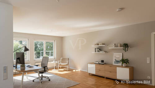 Arbeitszimmer statt Schlafzimmer Beispiel - 