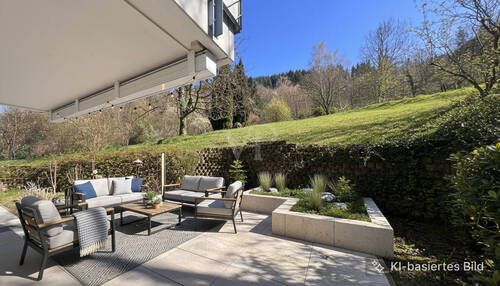 Terrassenmöblierung Beispiel - 