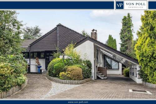 Bild 1 - Freistehendes Architektenhaus im Bungalowstil in zentraler Lage von Heiligenrode
