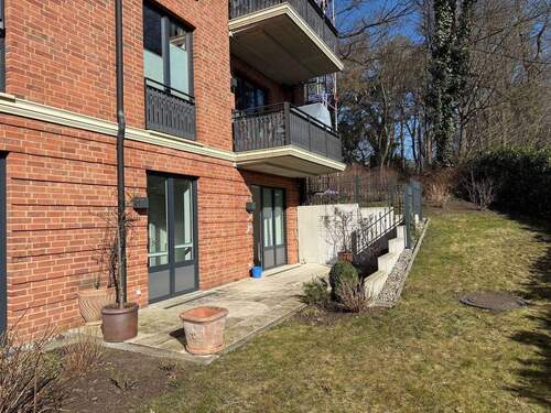 Terrasse - Düsternbrooker Weg - aber oben, Richtung Förde