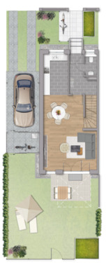 Erdgeschoss - Reihenmittelhaus mit 132,30 m² in Langen zum Kaufen