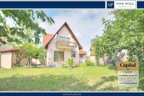 VP Titelbild I - Wohnglück auf zwei Ebenen - mit Garten, Terrasse und Balkon ins Grüne