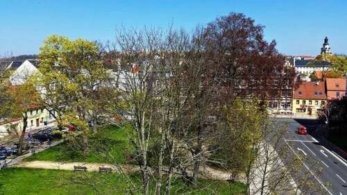 Aussicht Wohnzimmer - 2 Zimmer Etagenwohnung zur Miete in Döbeln